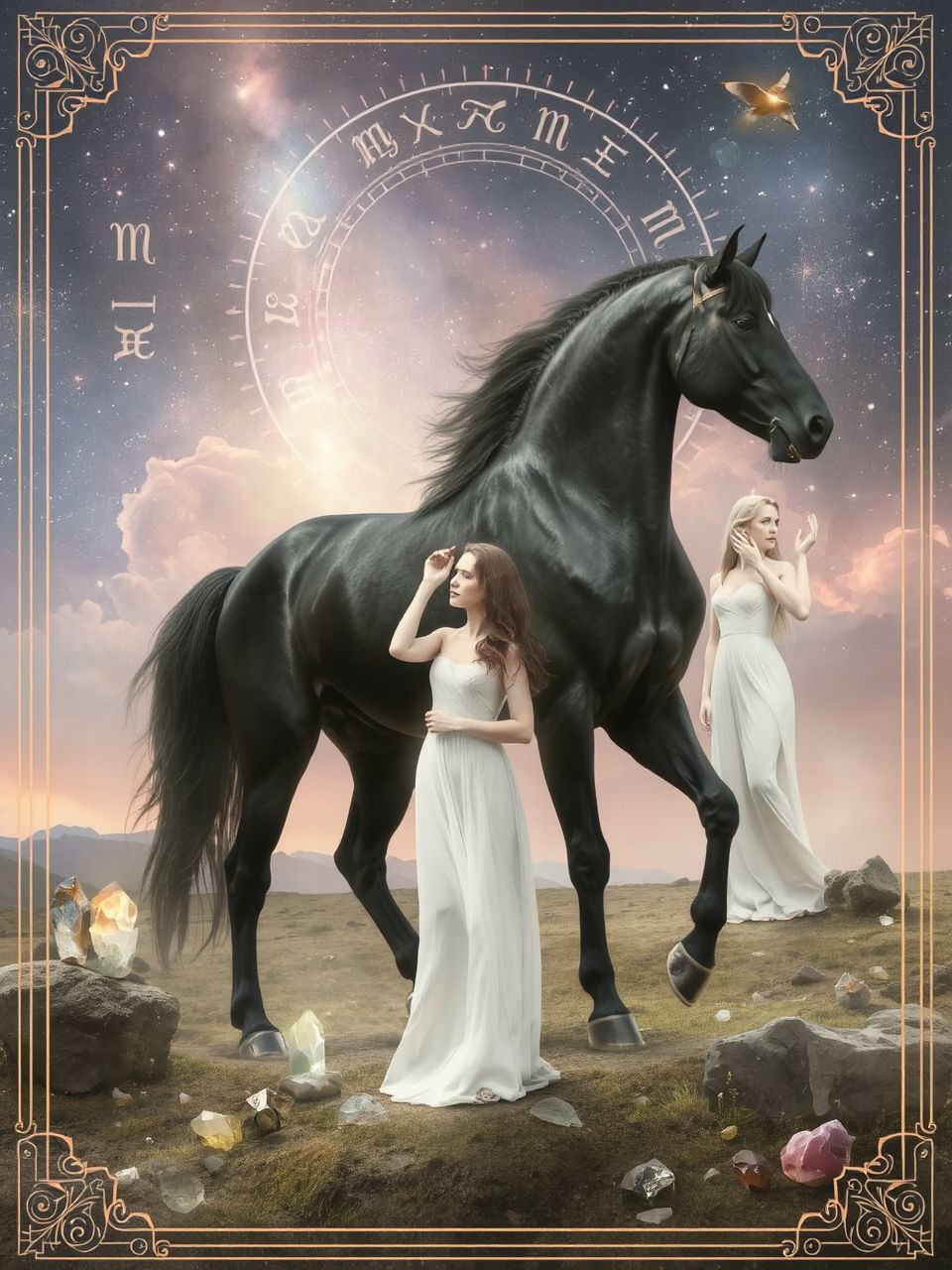 A fekete ló a szenvedély és veszély összefonódása.