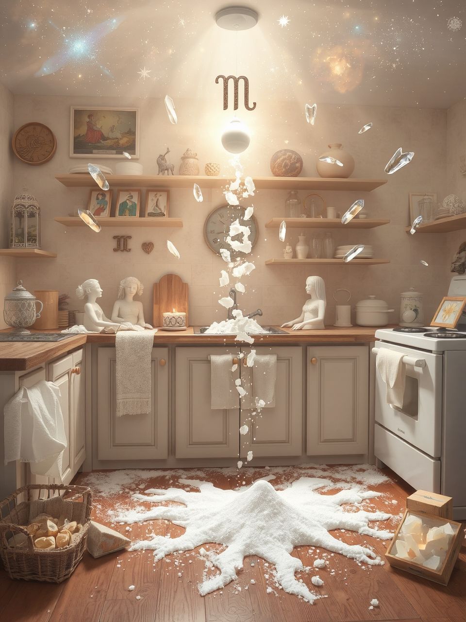 A kiömlött cukor boldogságot vagy veszekedést hozhat.