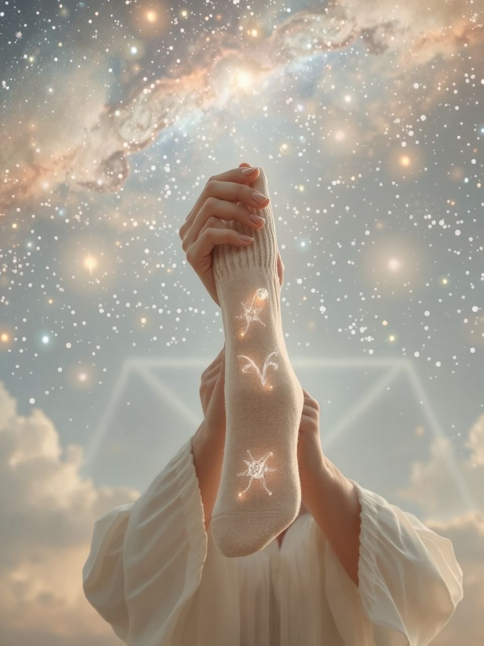 A lyukas zokni a kreatív újrahasznosítás szimbóluma.