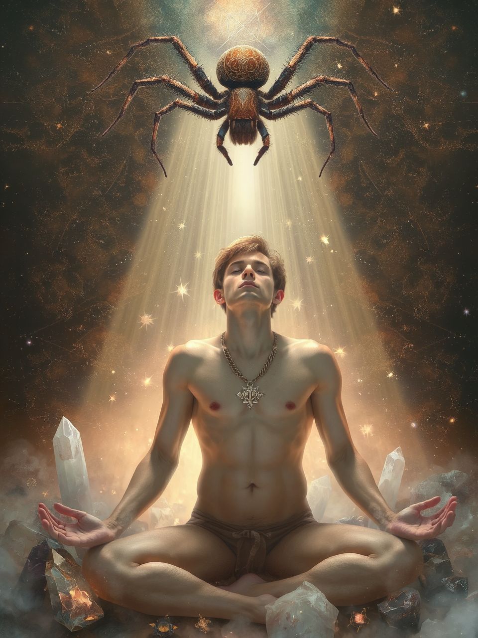 A pók a kapcsolatok és teremtés szimbóluma.