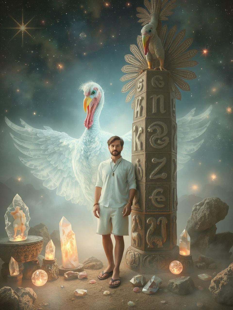 A pulyka erőt és vezetői képességeket szimbolizál.