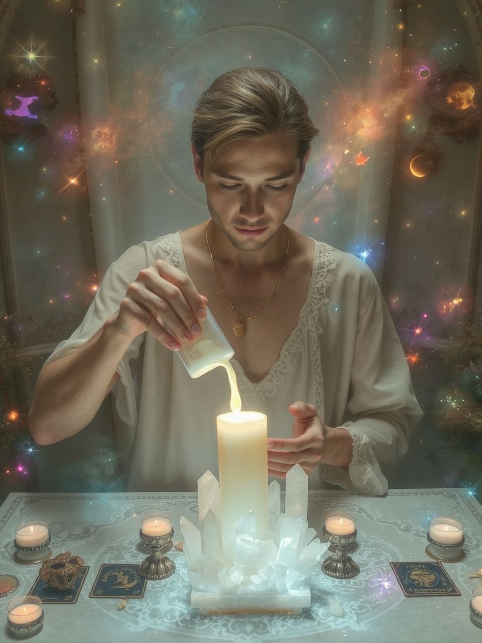 A viaszöntés segít a negatív energiák eltávolításában.