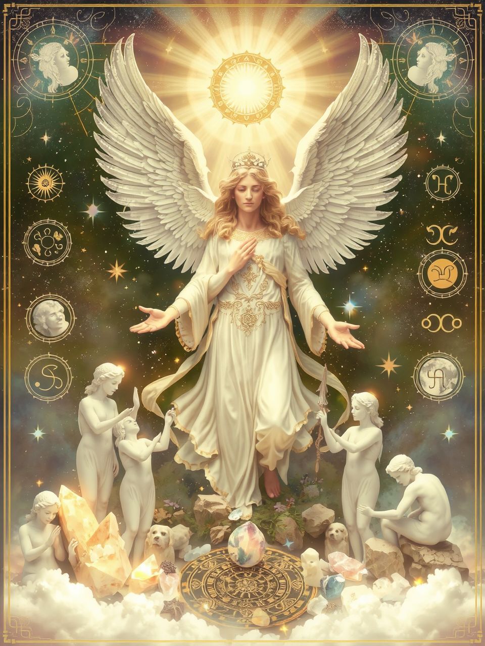Uriel a tudás és a kreativitás inspiráló forrása.