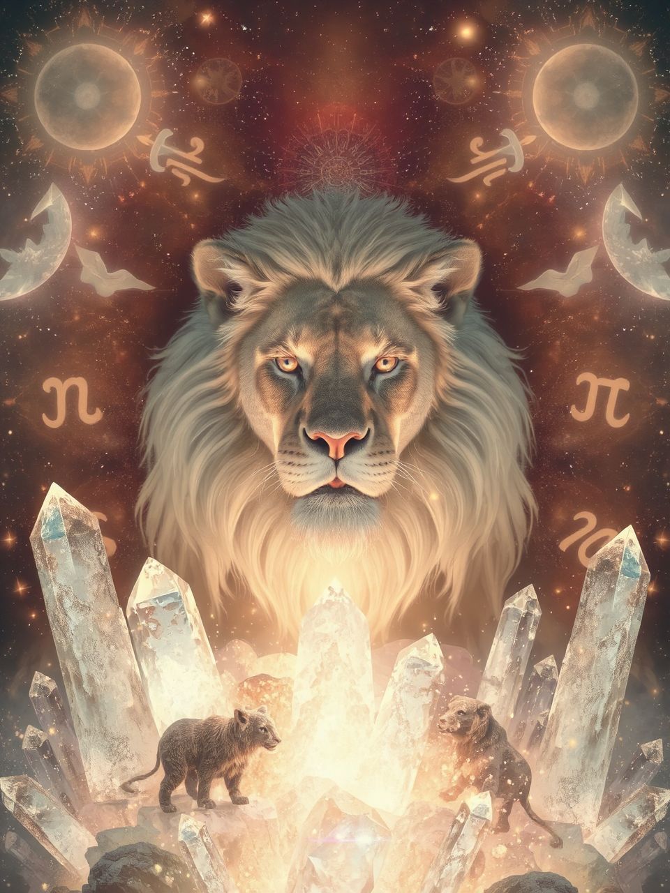 Az oroszlán a bátorság és a vezetés jelképe.