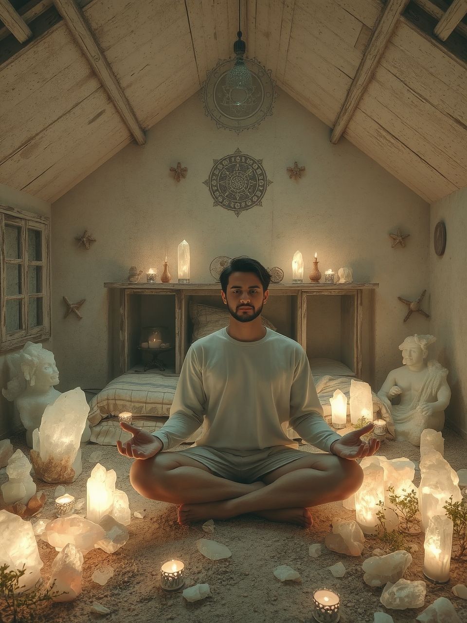 A fizikai tér elhagyottsága érzelmi ürességet tükröz.