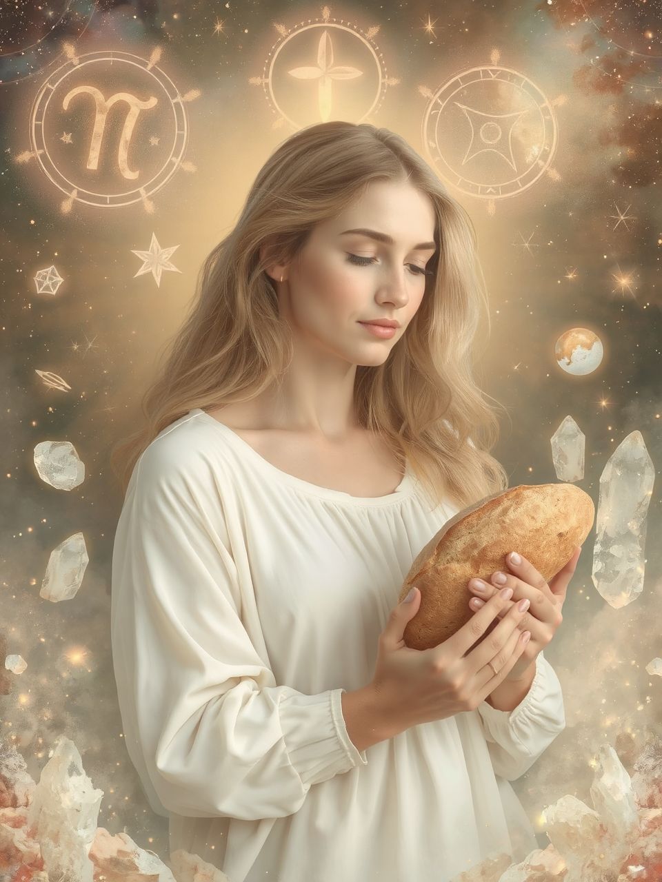 A kenyér gazdagságot és anyagi stabilitást jelképez.