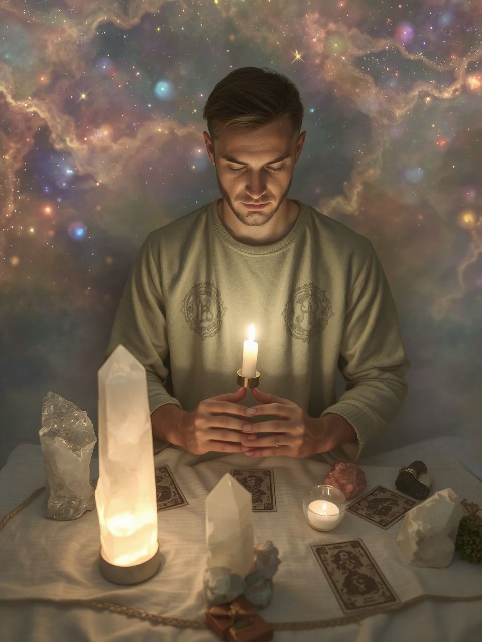 A szent tér megteremtése elengedhetetlen a rituáléhoz.