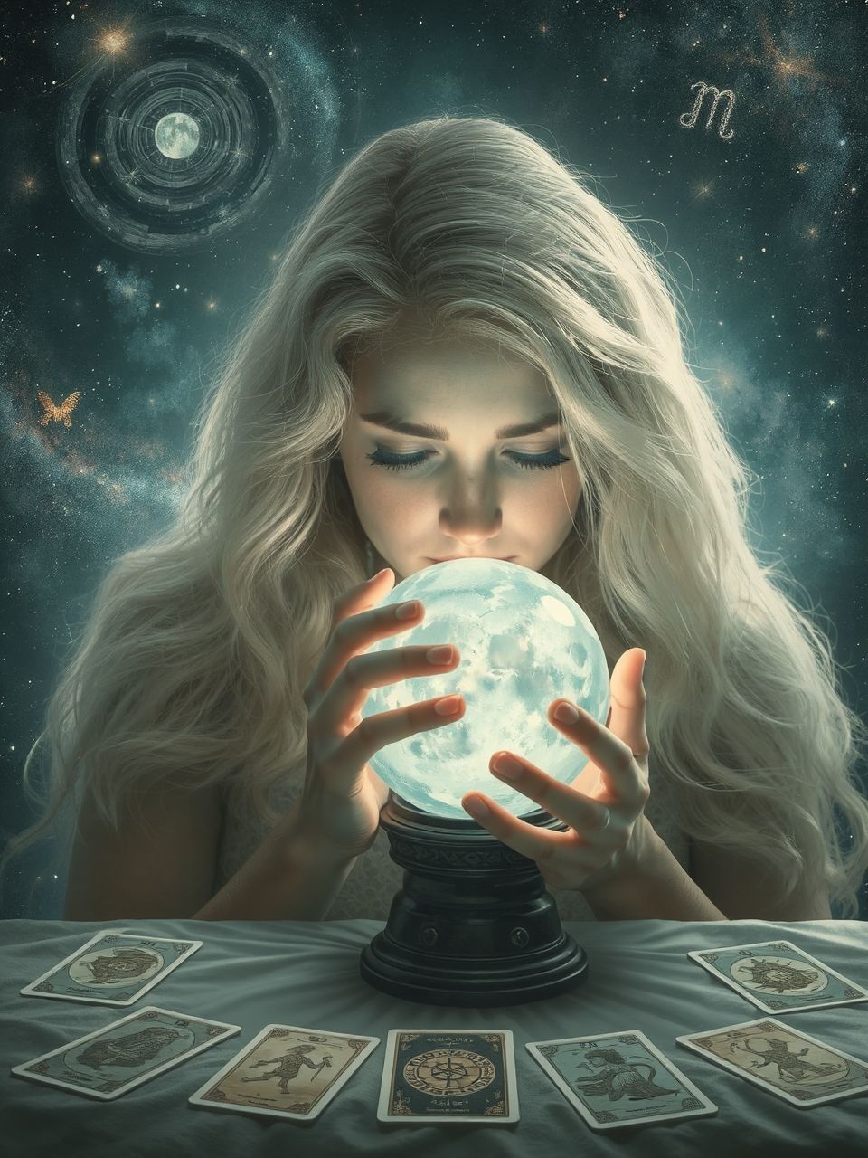 A jóslás passzív mágia, ami a jövőt tükrözi.