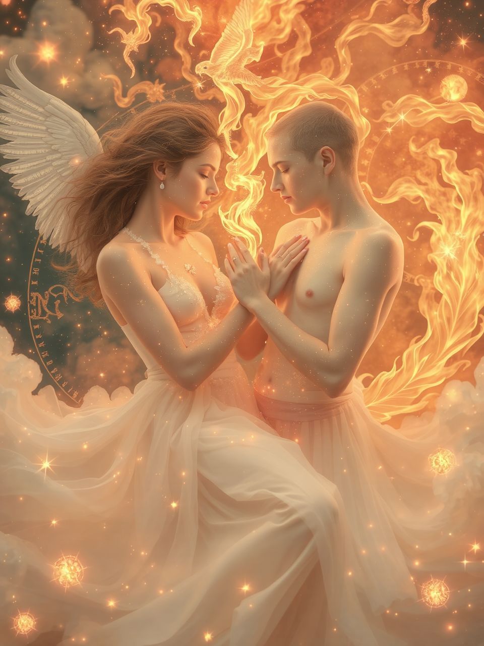 A levegő és a tűz harmóniája szikrázó szenvedélyt teremt.