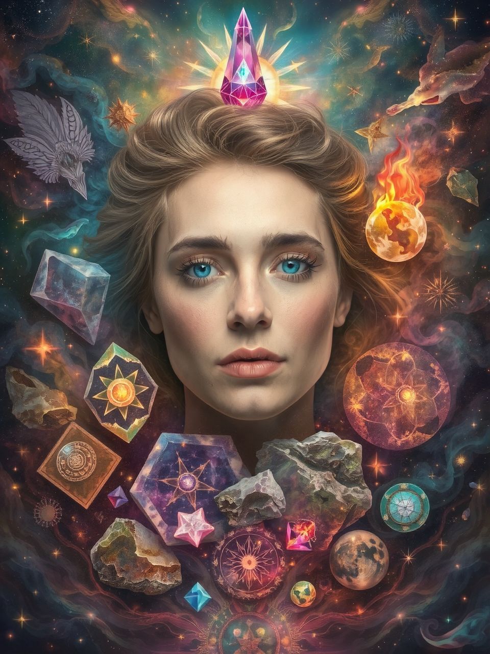 A színek és formák kódolt érzelmeket fejeznek ki.