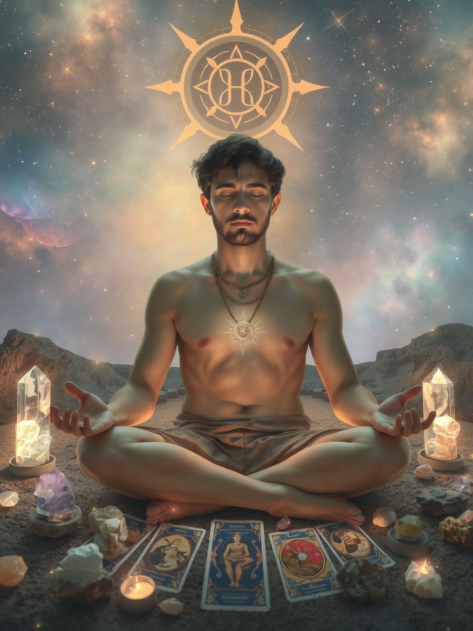 A védelem erősítéséhez meditáció és kristályok használata javasolt.