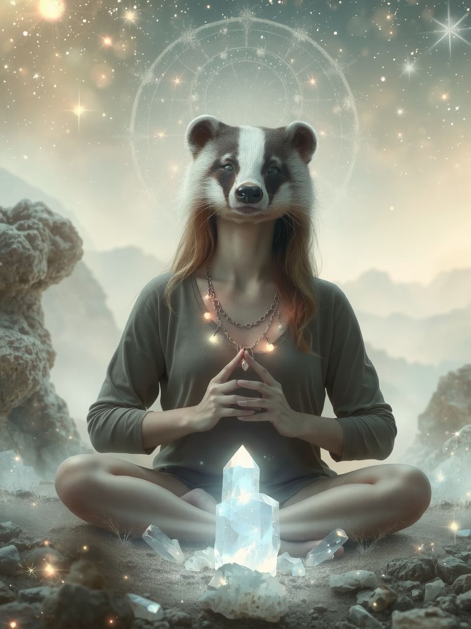 A borz üzenete a bátorság és átalakulás.