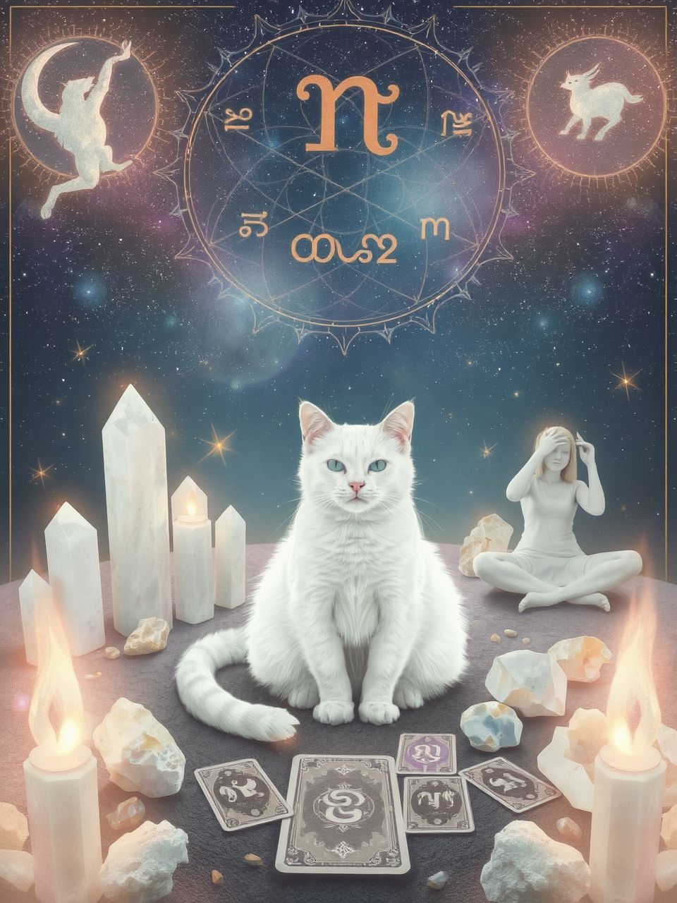 A fehér macska gyakran szerencsét és boldogságot hoz.