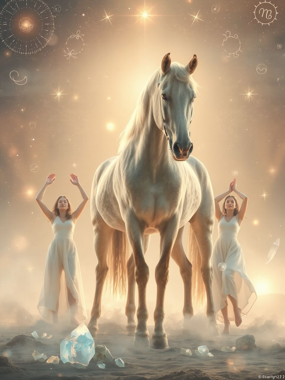 A lovak érzékeny intuíción keresztül egyesítik a jelen pillanatot.