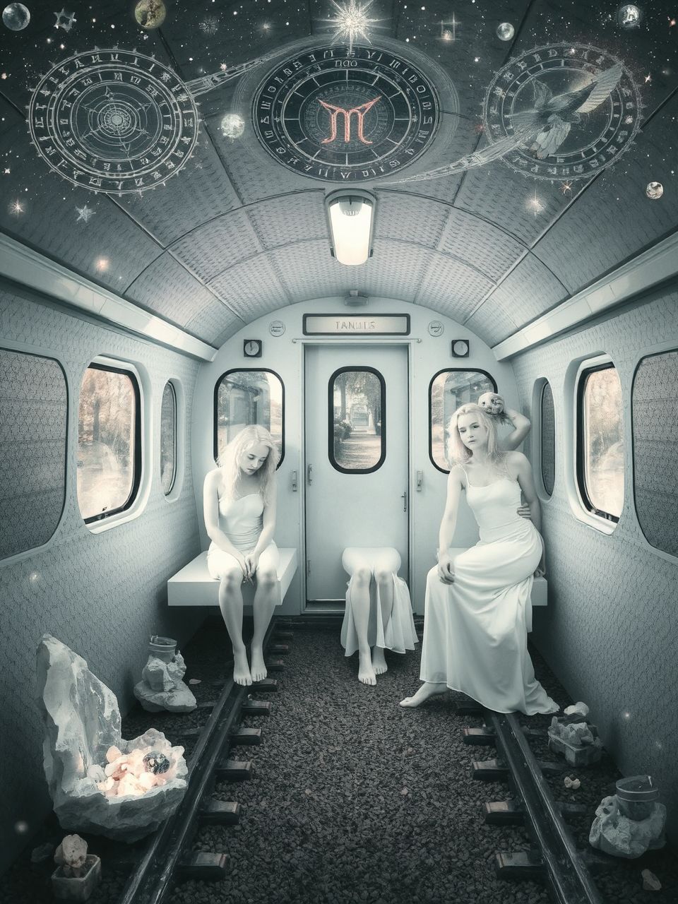 A metró az alvás és tudatalatti vágyakat tükrözi.