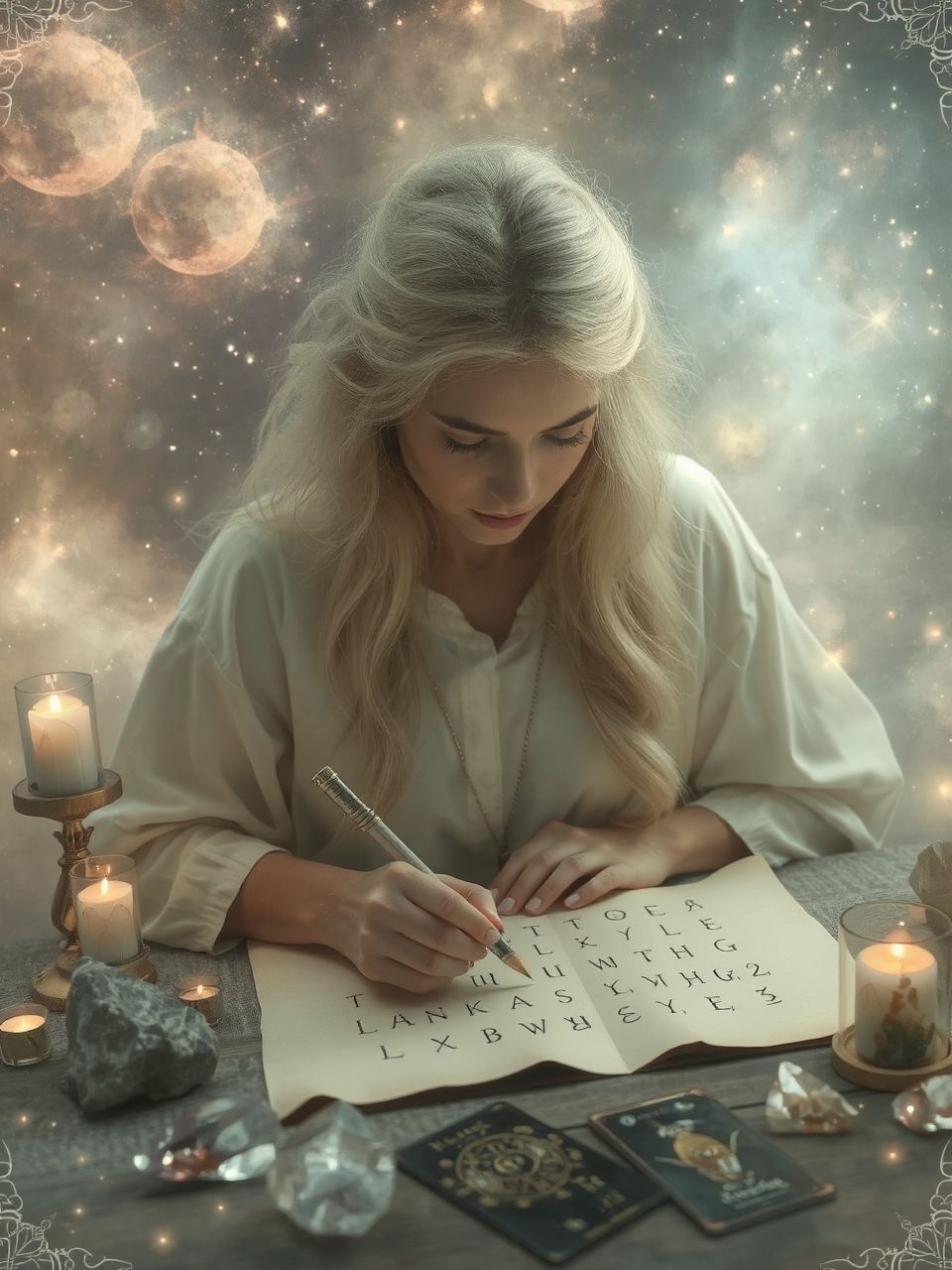 A rúna rajzolása fokozza a belső figyelmet és békét.