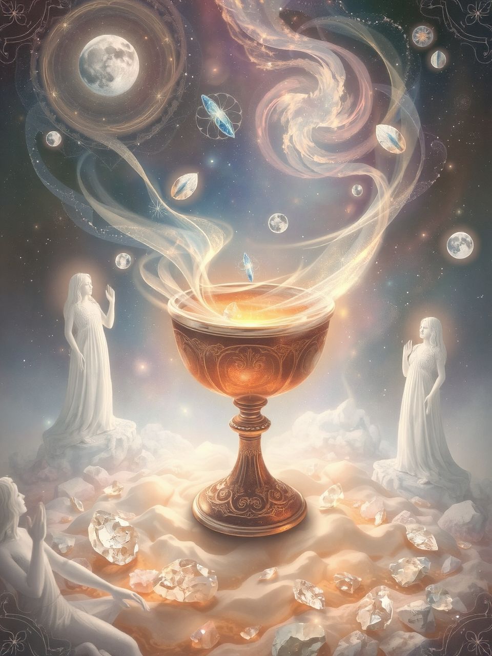 A diadal kelyhe a bőség és boldogság forrása.