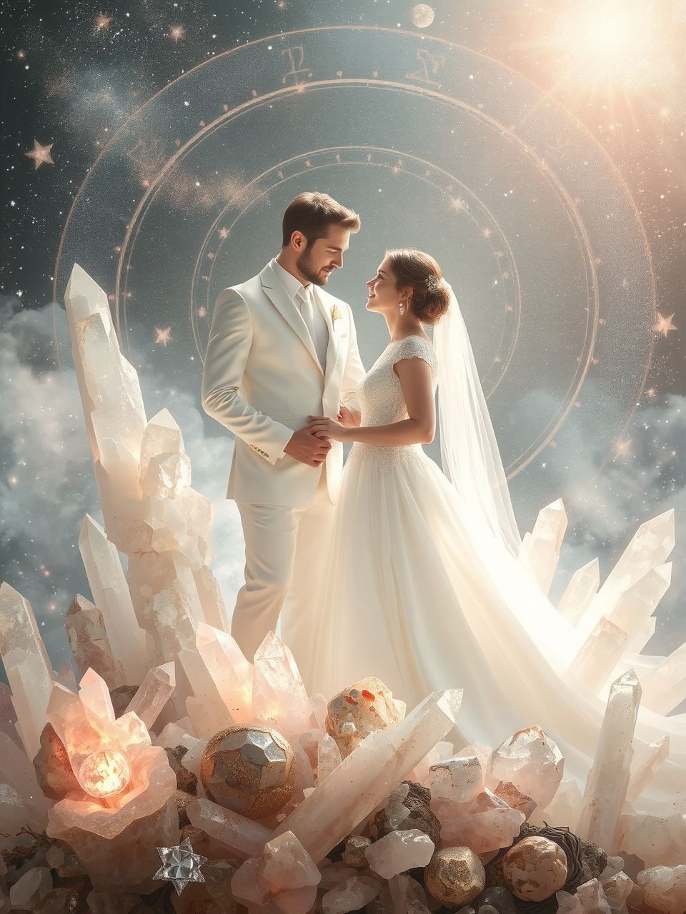 A menyasszony és vőlegény szerepe az önazonosság keresése.