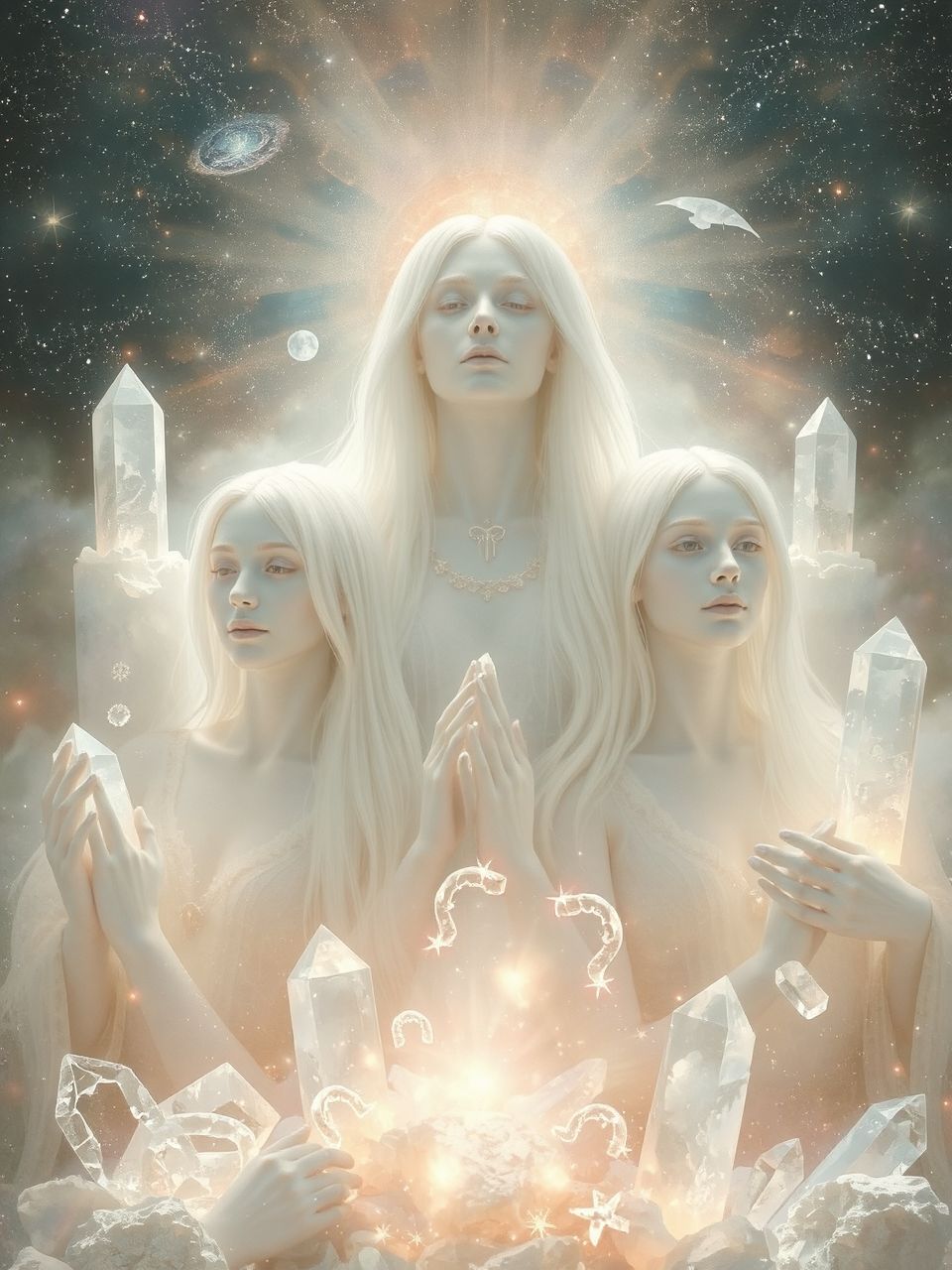 A föld elemek kristályai erősítik a stabilitást és a valóságot.