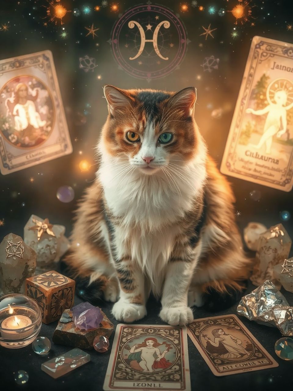 A kalikó macska jókedvet hoz a háztartásba.