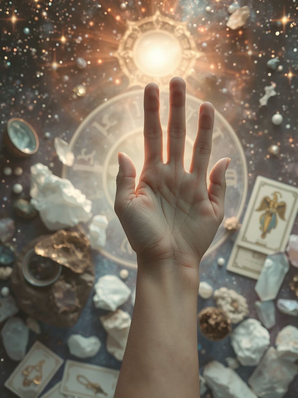 A kéz az aktív döntések szimbóluma az életben.