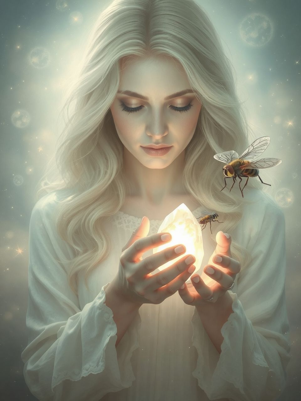 A légy szimbolizálja a pusmognivalót és a pletykákat.