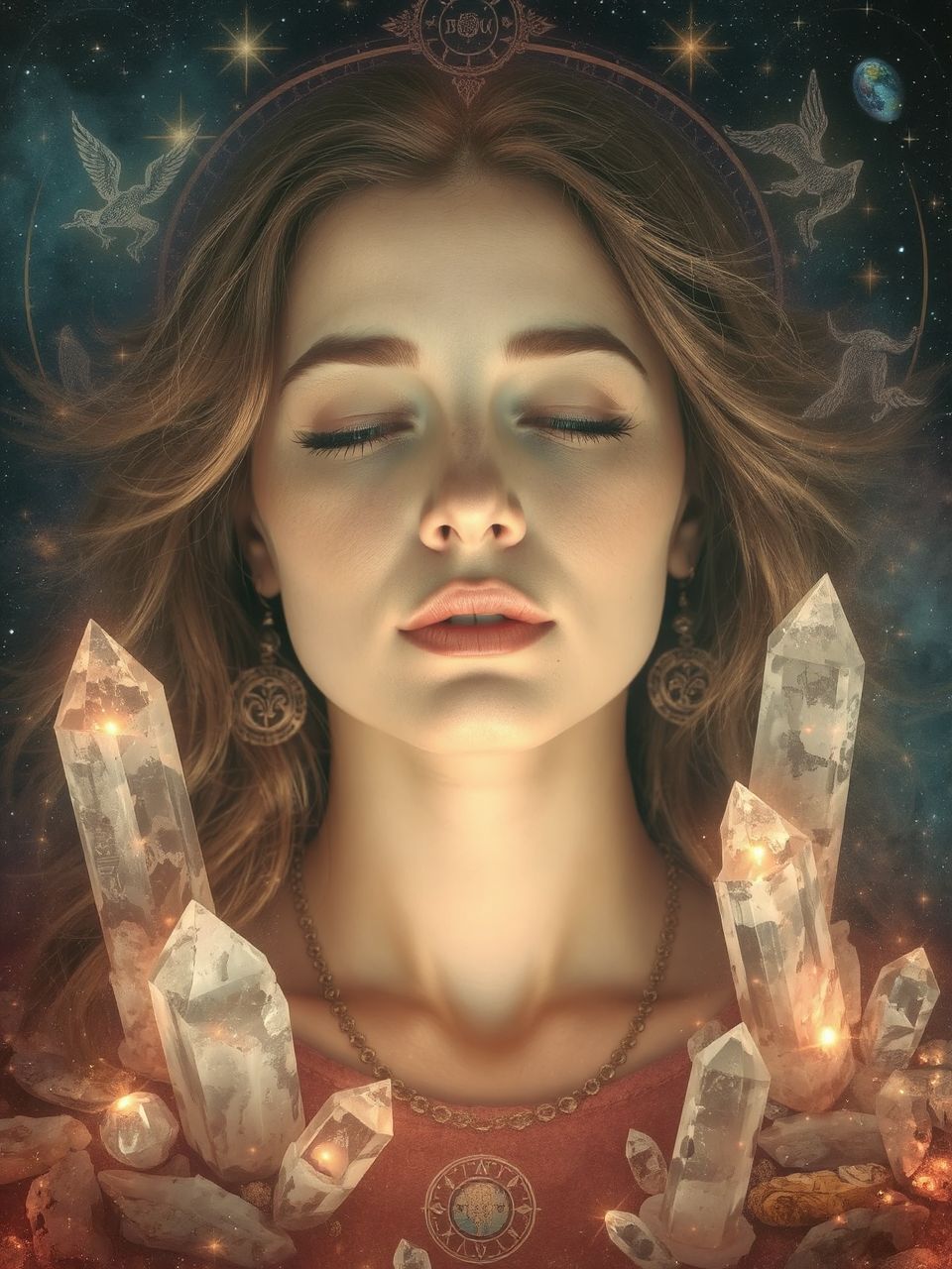 A Rák nő intuitív érzékenysége erősíti spirituális fejlődését.