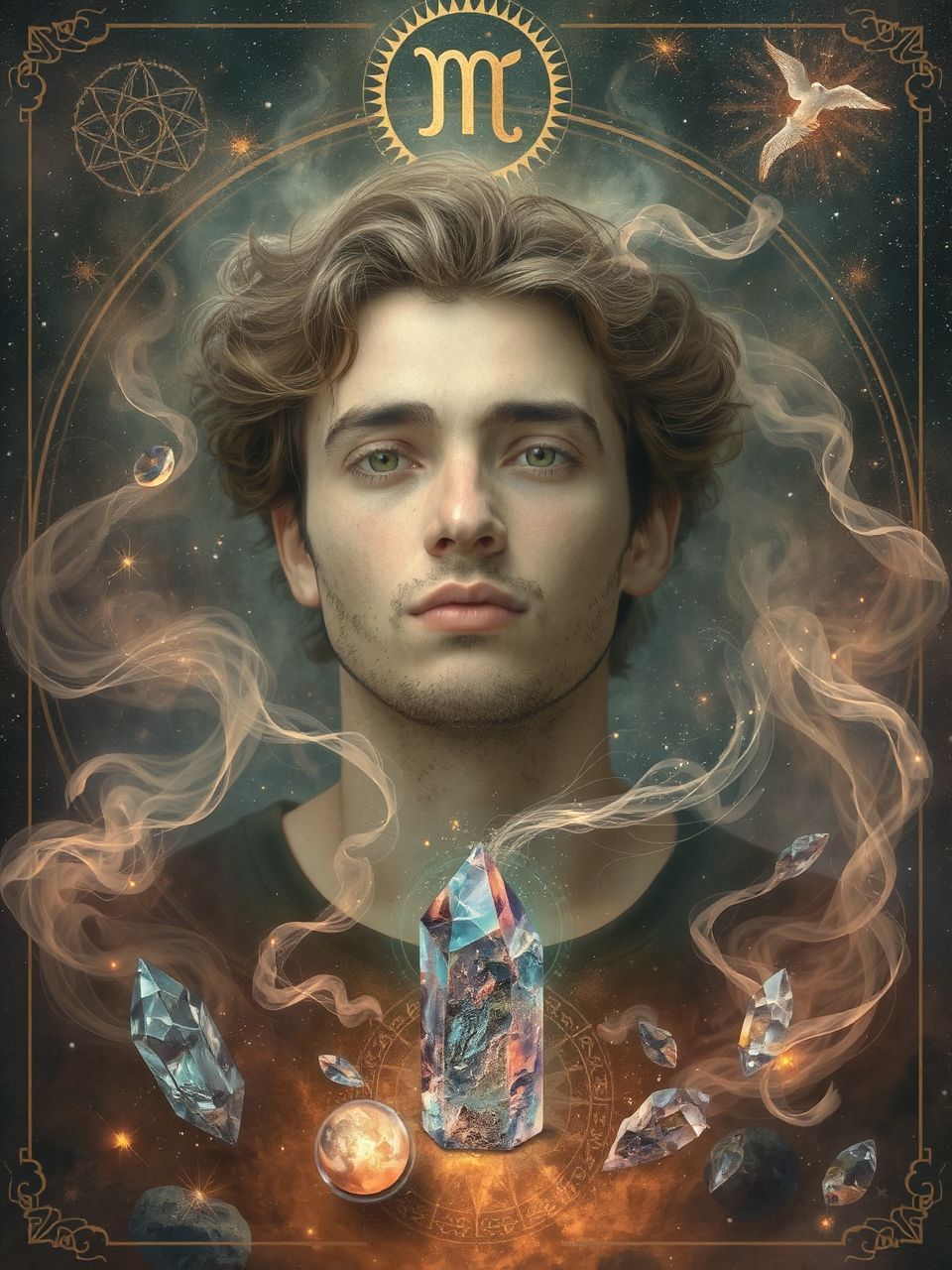 A Hold kártya a tudat és tudatalatti kapcsolatait jelképezi.