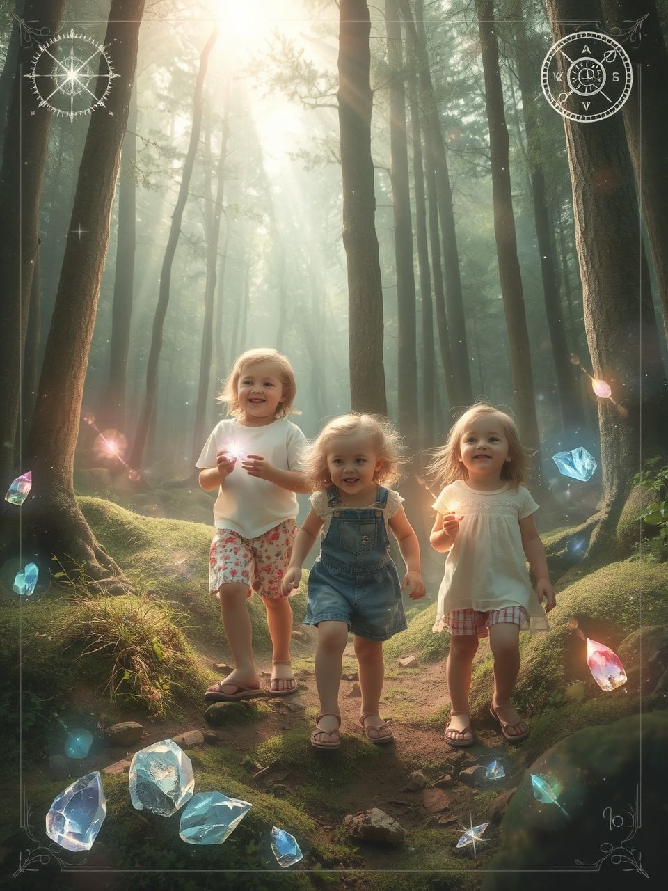 Az erdő felfedezése serkenti a gyerekek kreatív gondolkodását.