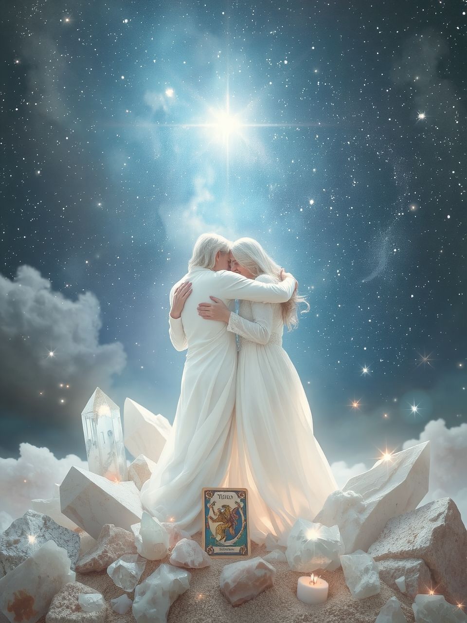 Az ölelés helyszíne a vágyak és emlékek tükröződése.