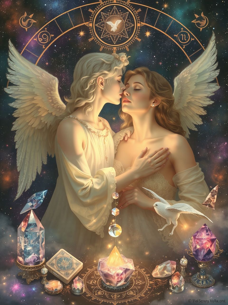 Az arkangyalok csókja védelmet és útmutatást hoz.