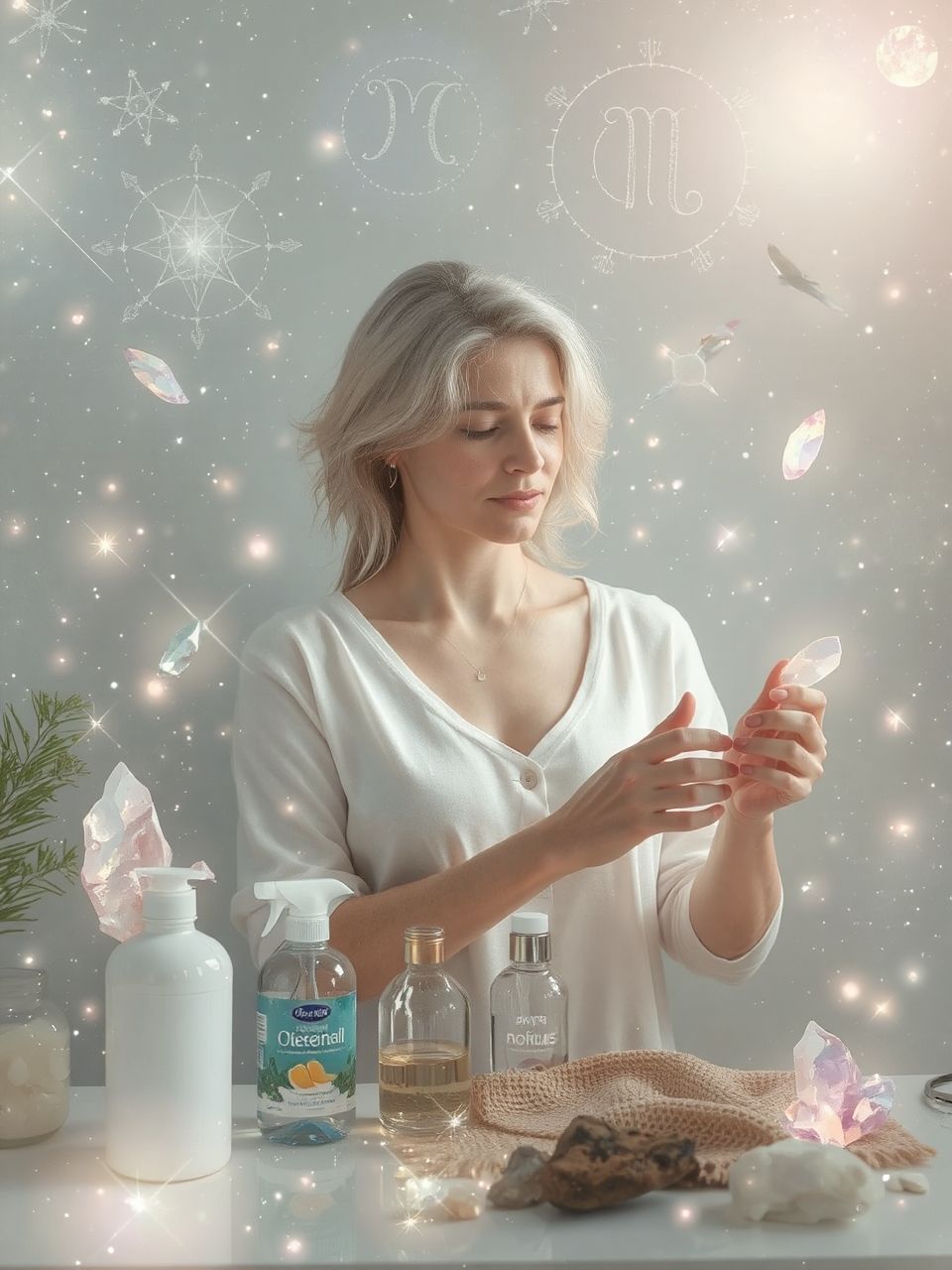 Természetes tisztítószerek, mint ecet és szódabikarbóna, hatékonyak.