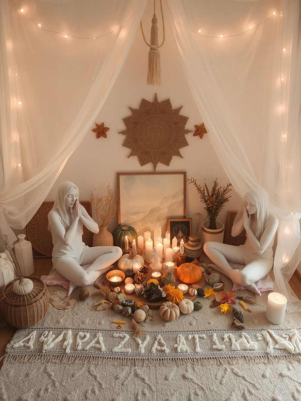 A Samhain a szellemek tiszteletének és az ősök emlékének ideje.