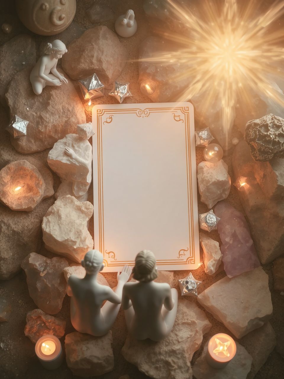 Az üres kártya szimbolizálja a lehetőségek végtelenét.