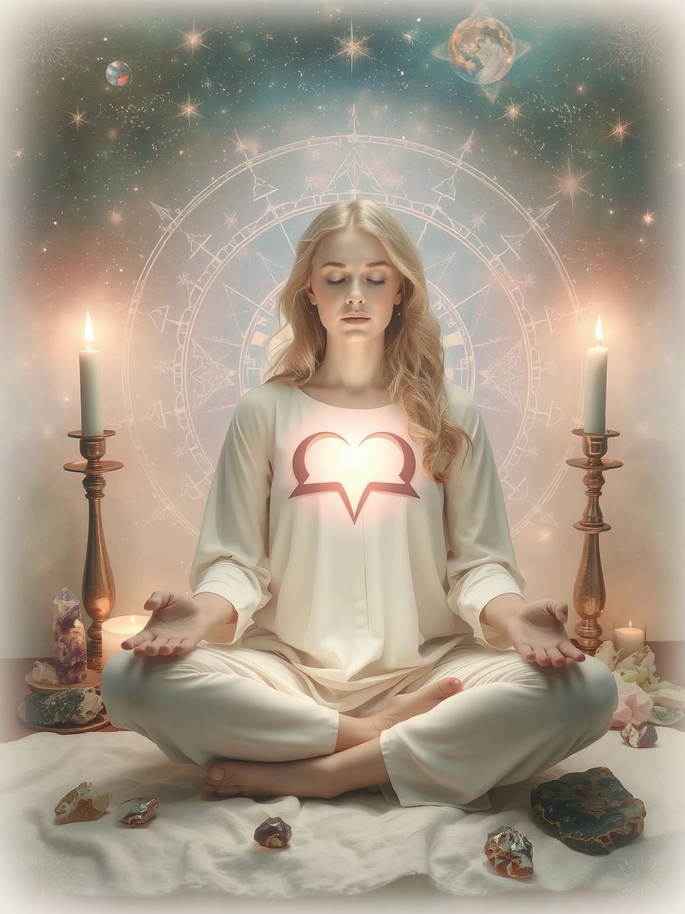 A szent tér békét és kezdeményezést teremt a meditációhoz.