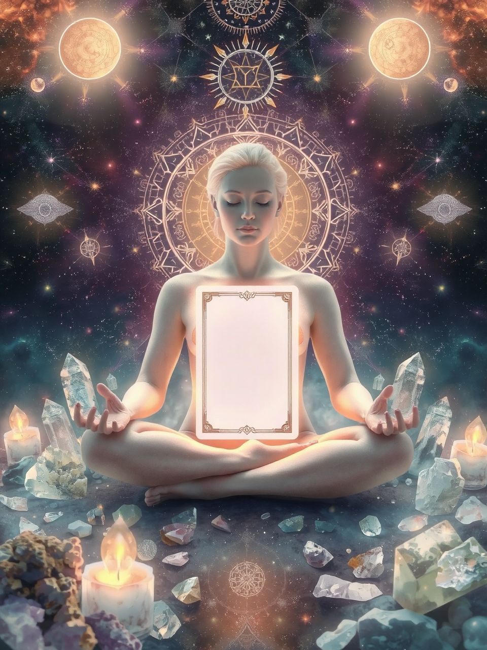 Az üres kártya új kezdeteket és lehetőségeket szimbolizál.