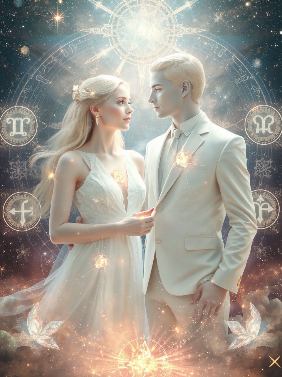 A Halak férfi érzelmi mélysége lenyűgözi a Mérleg nőt.