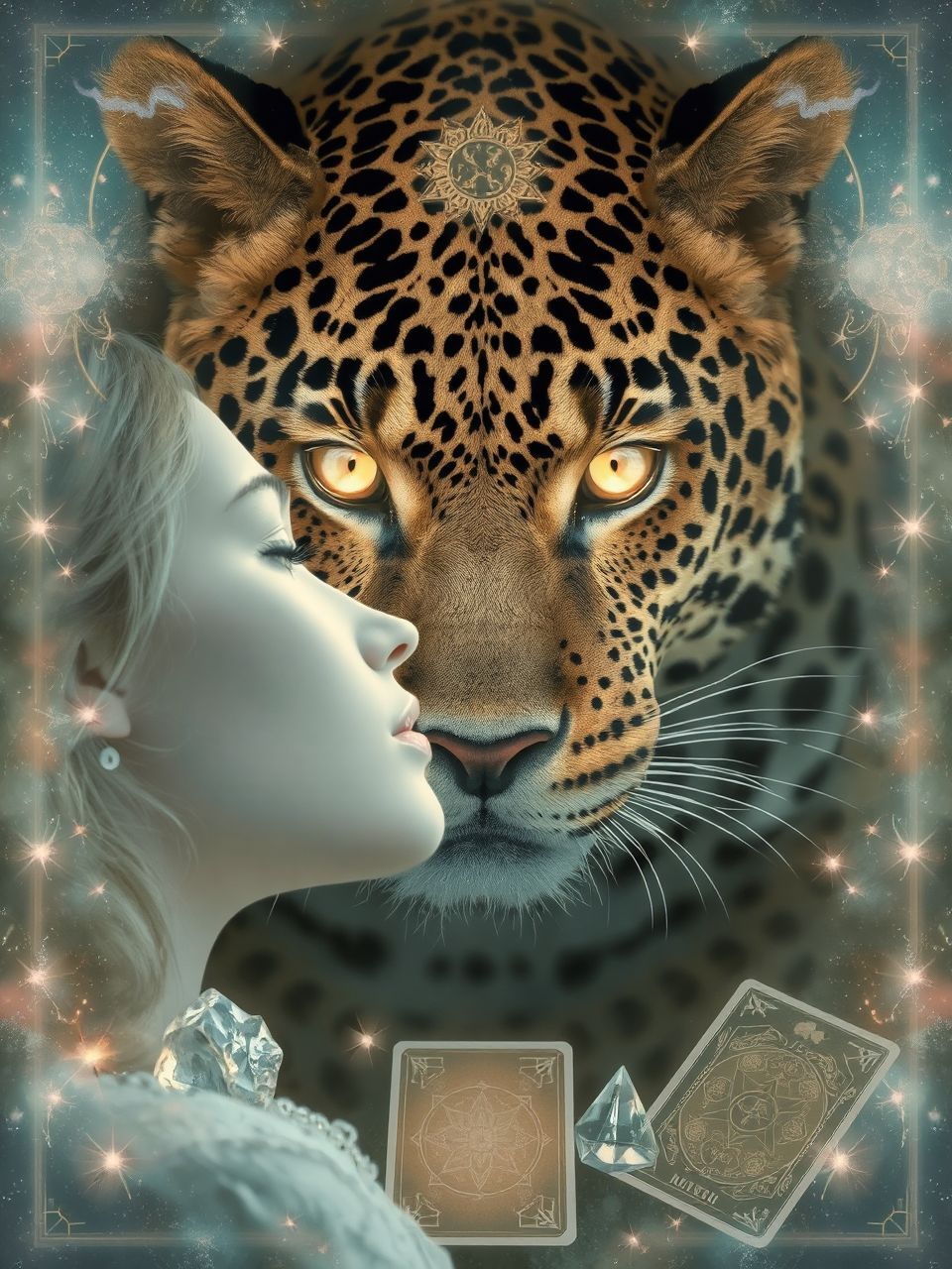 A leopárd szeme és hangja a veszély jele.