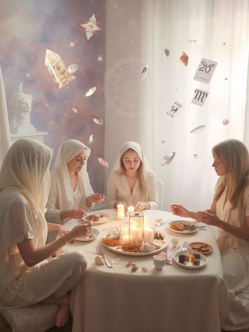 Az étkezés tudatos művészete erősíti a belső békét.