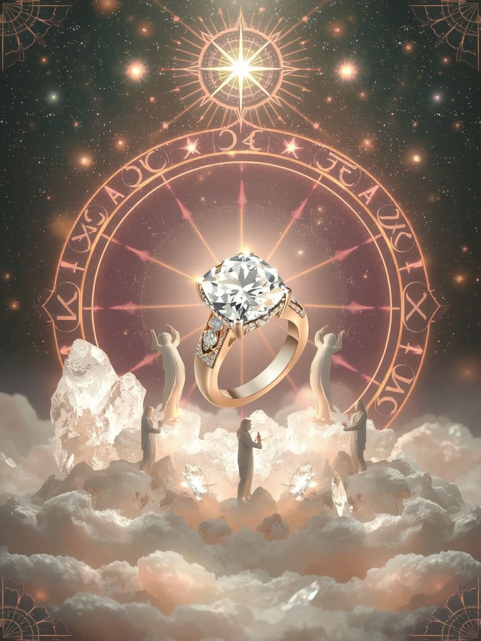A gyémántgyűrű a szerelem és a gazdagság összekapcsolása.