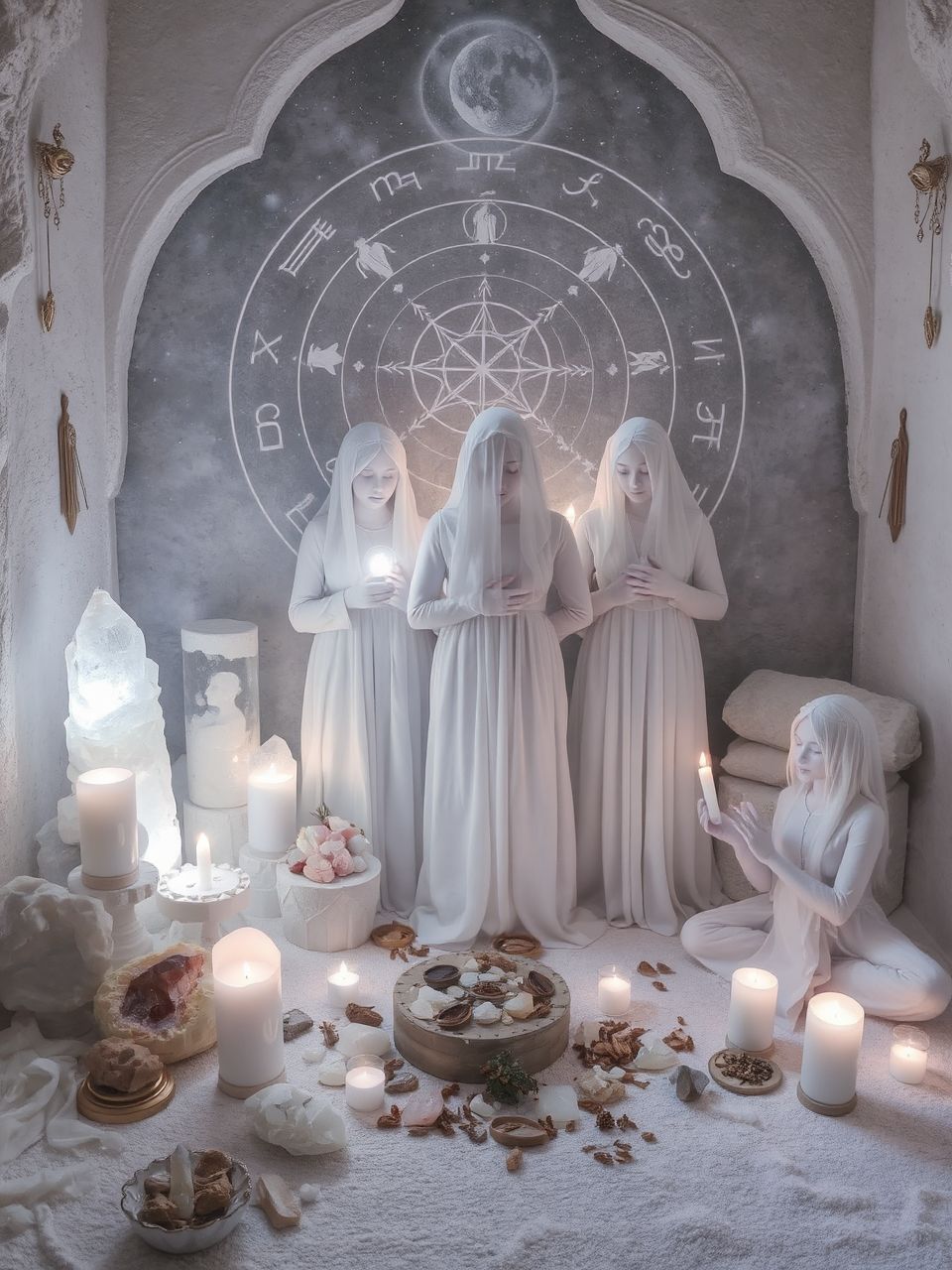 A liminális tér segít a szertartás transzcendens élményében.