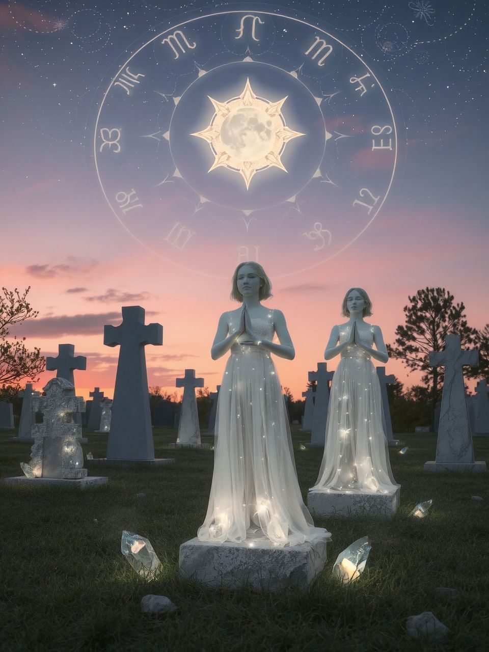 A temető időjárása tükrözi az érzelmi állapotot.