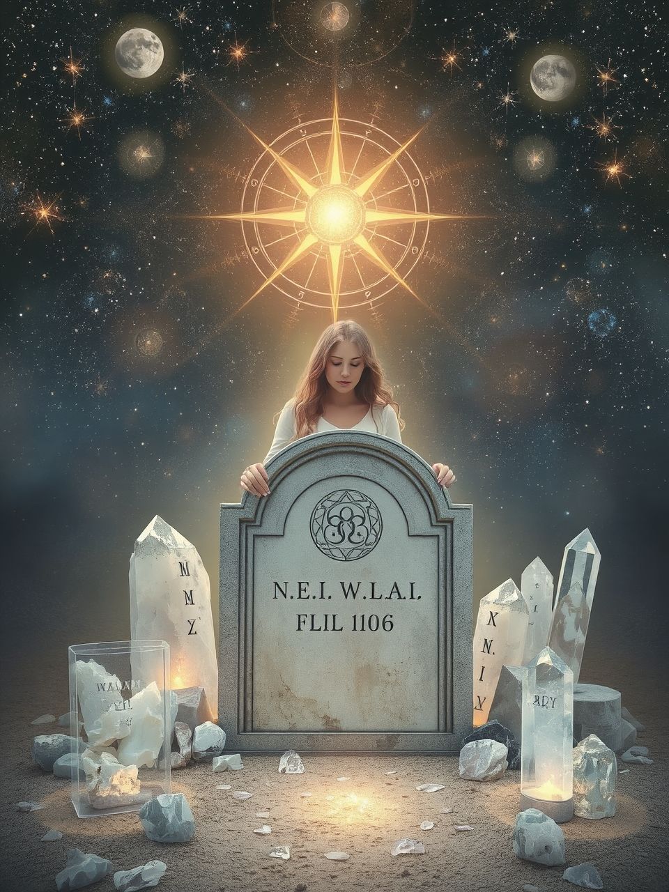 A sírkő álmok a veszteség és a megújulás jelei.