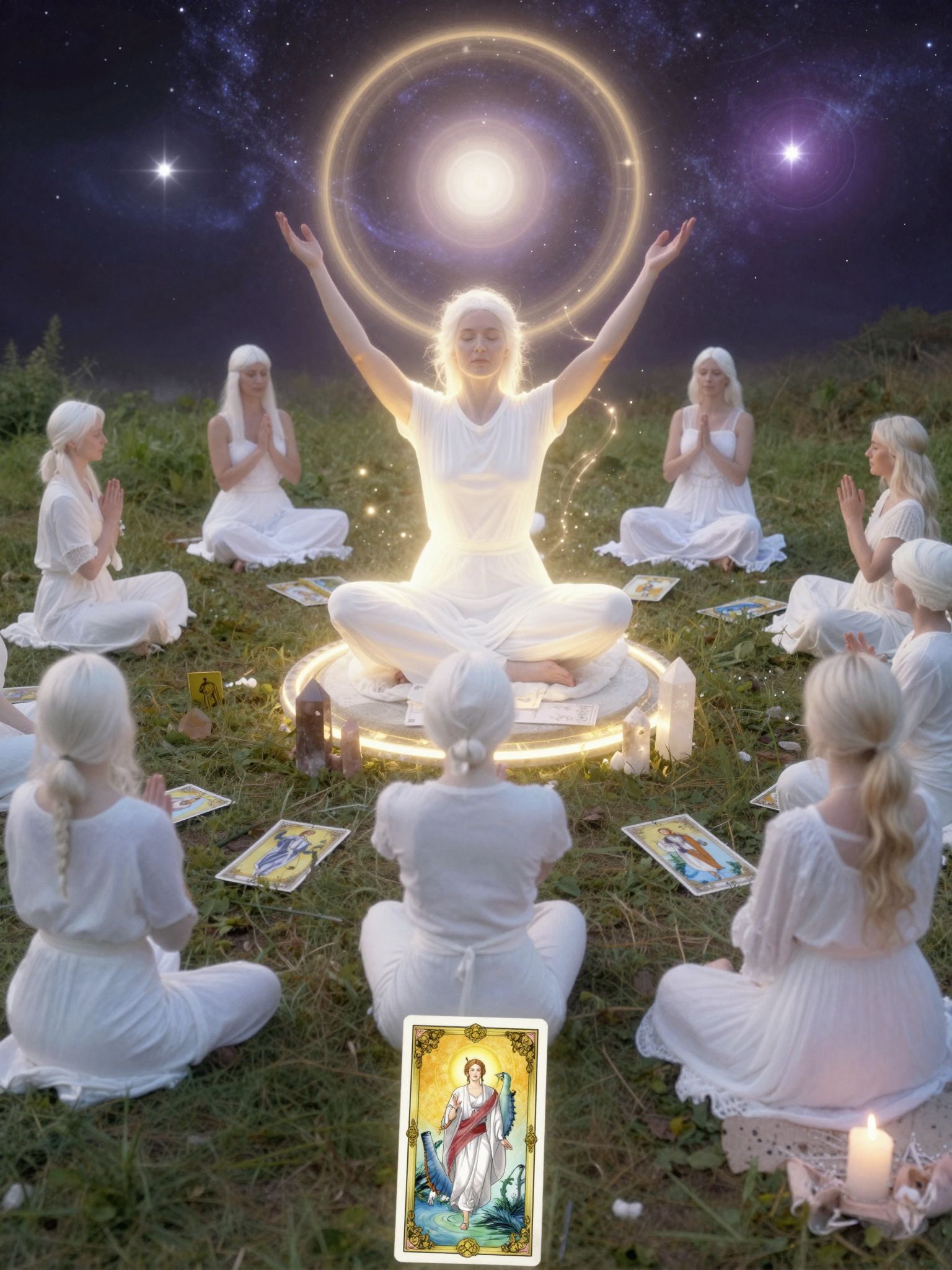 A tér megtisztítása erősíti a rituális szándékot.