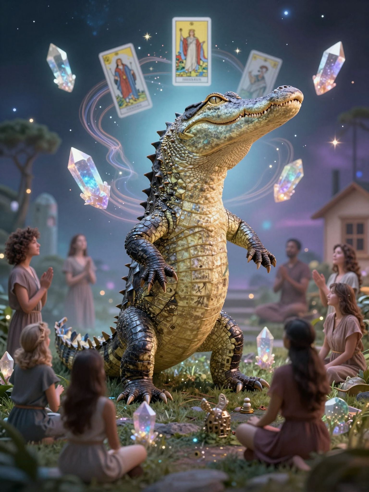 Az aligátor a rejtett félelmeket és veszélyeket szimbolizálja.