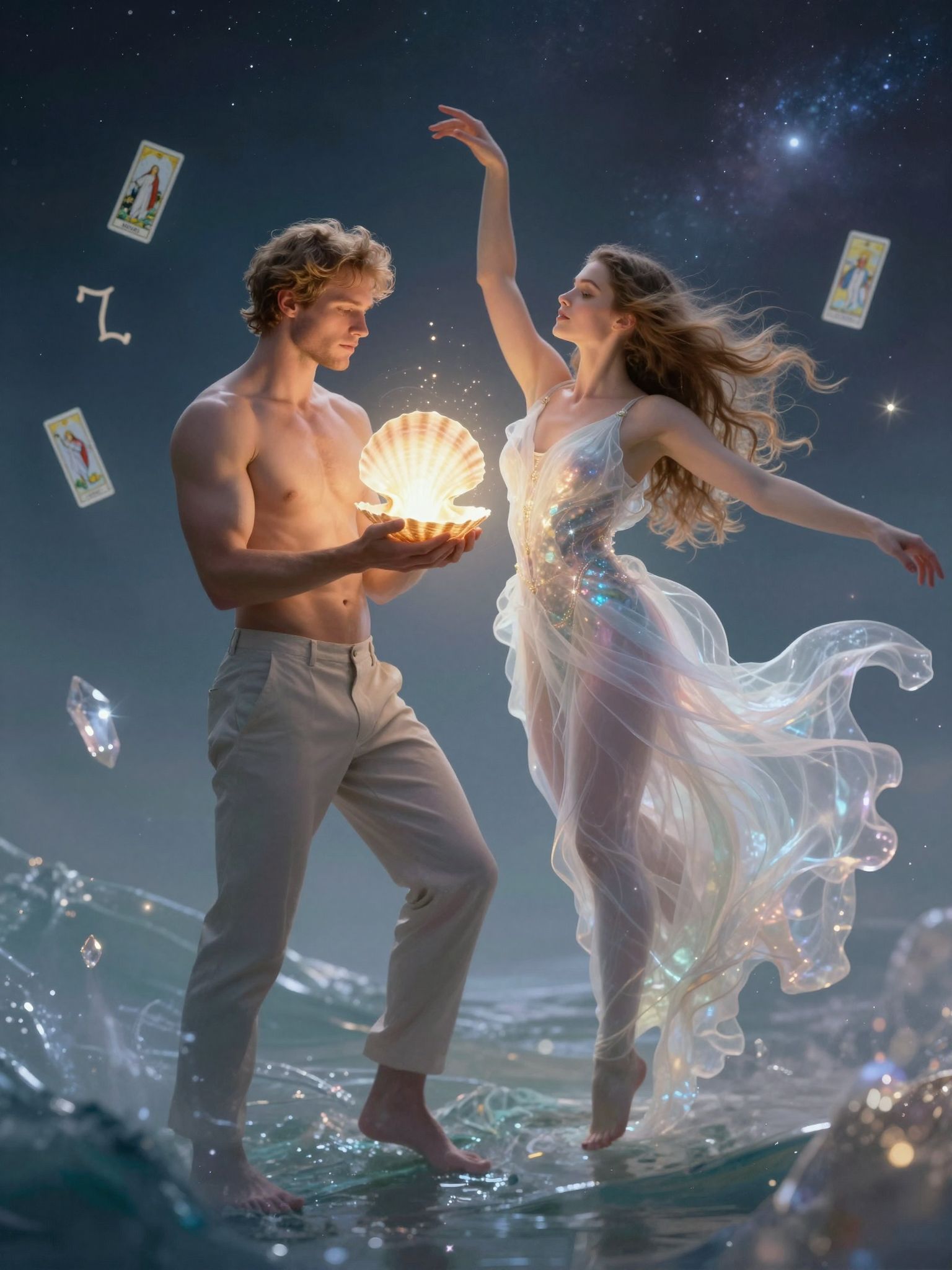 A Rák férfi védelme, a Halak nő szabadságra vágyik.