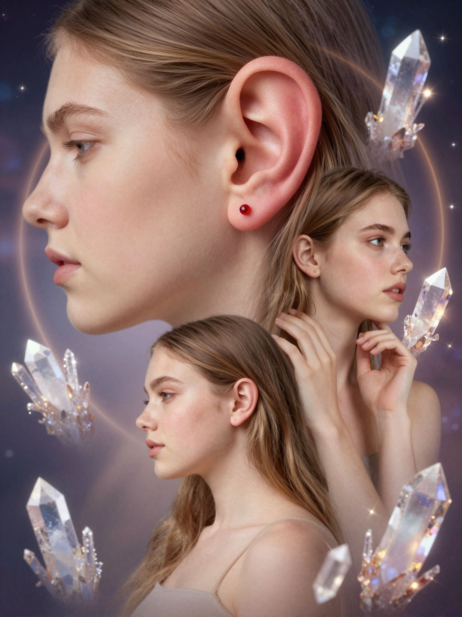 A fülcimpán lévő anyajegy a gazdagságot ígéri.