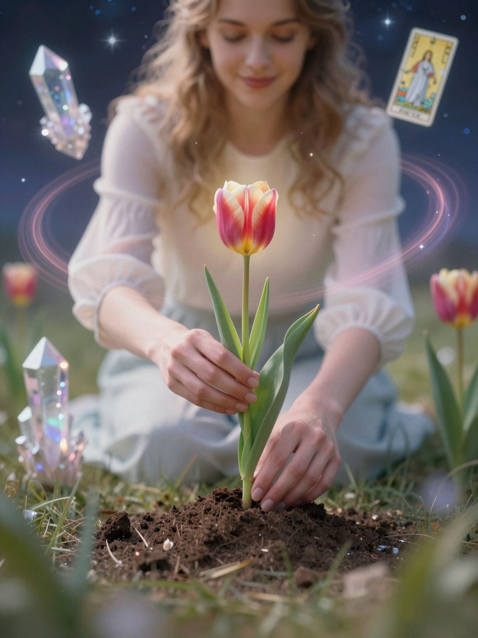 A tulipán ültetése reményt és új kezdeteket szimbolizál.