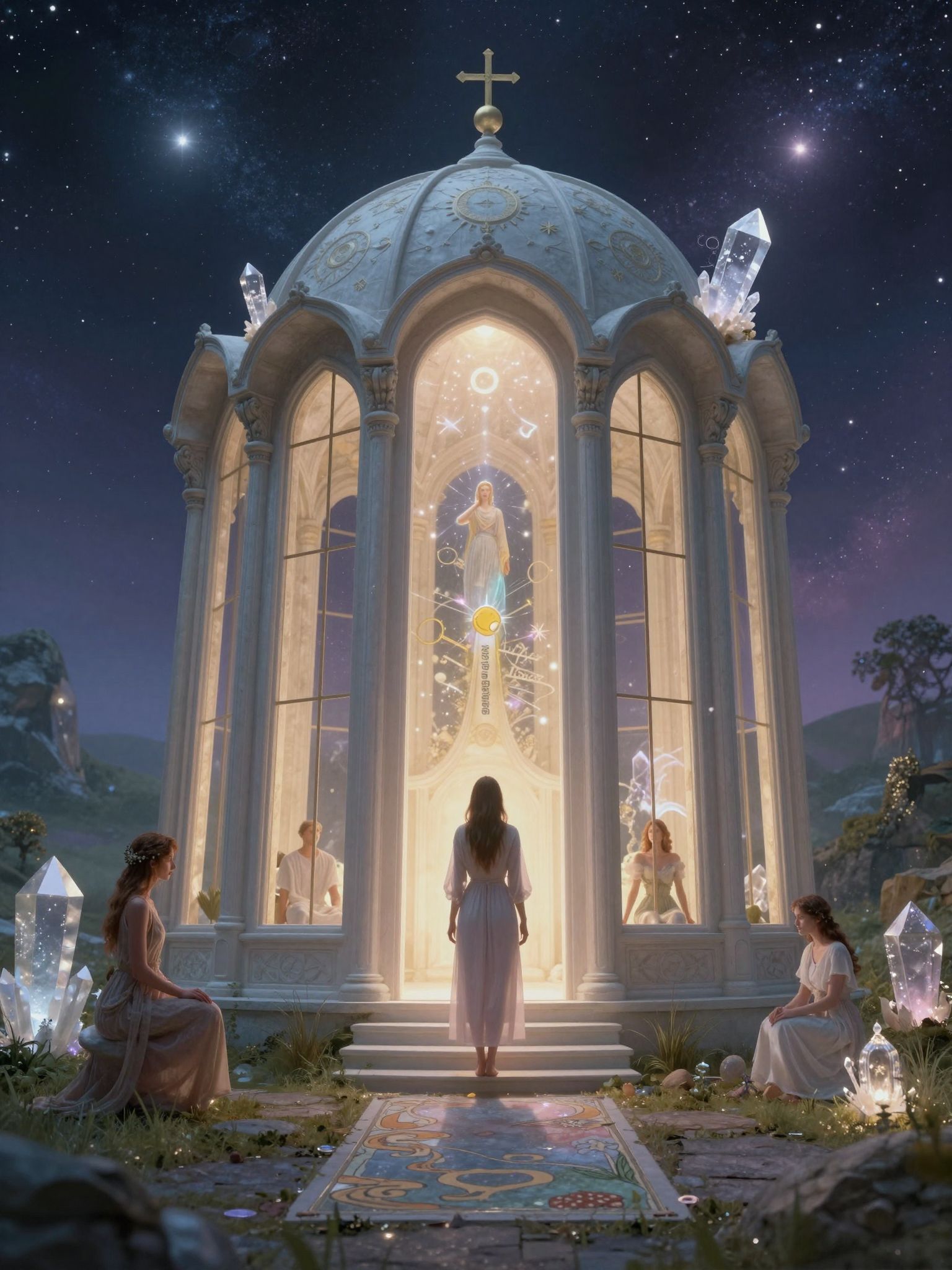 Az épület harmóniája a környezettel belső békét teremt.