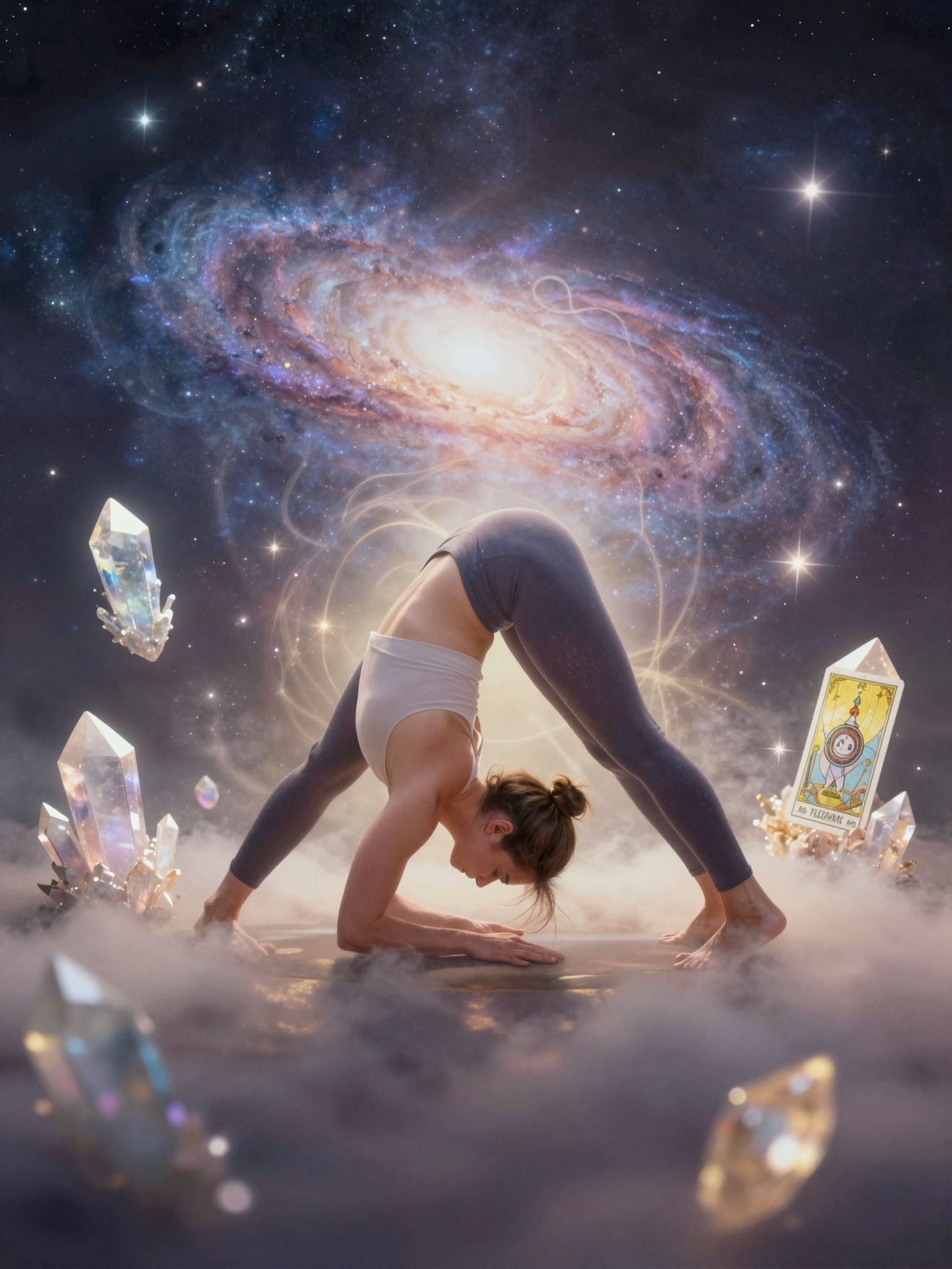 A lefelé néző kutya erősíti a hátizmokat és nyújt.